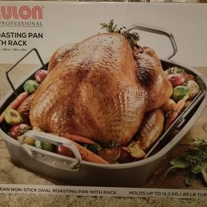 NEW! Circulon Premier Professional Roasring pan w/ rack